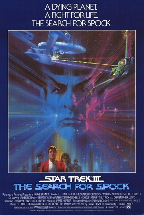 1984 Star Trek III:Search for Spock Postcards 